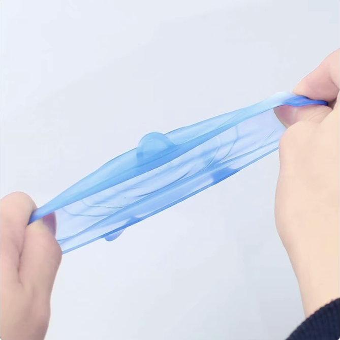 Person stretching SiliCover