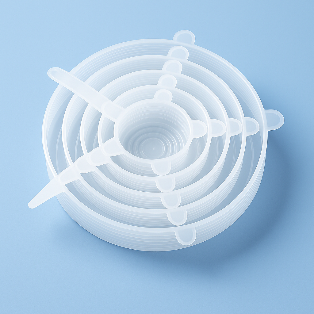 SiliCovers™ – Reusable Stretch Lids (6–12 Pack)